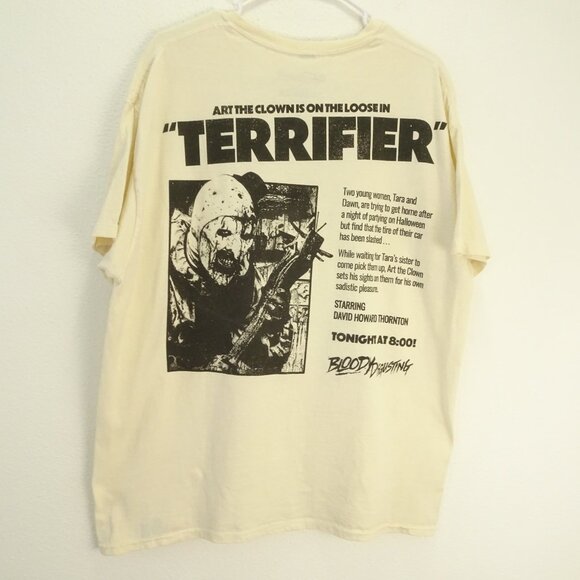 Bloody Disgusting T-Shirt Beige Large Men's XL - Picture 4 of 6